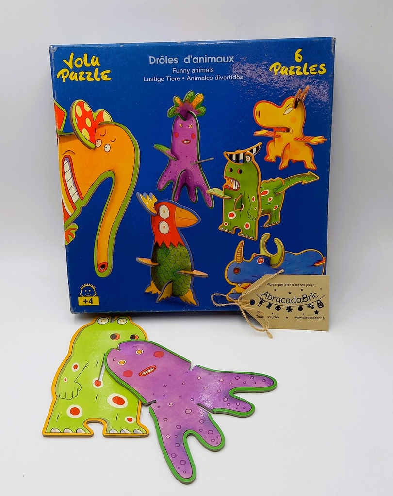 Puzzle "Drôles d'animaux" - DJECO 