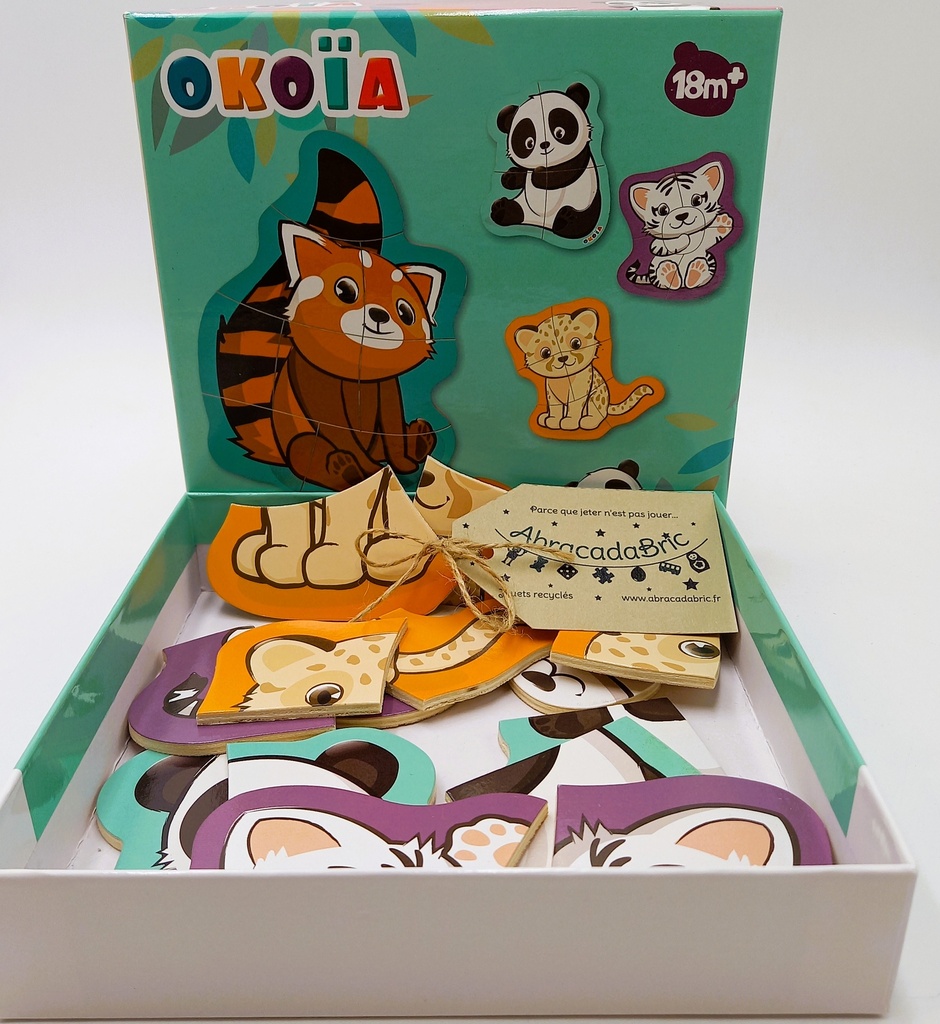 Coffret 4 puzzles Okoïa - ADDENDO