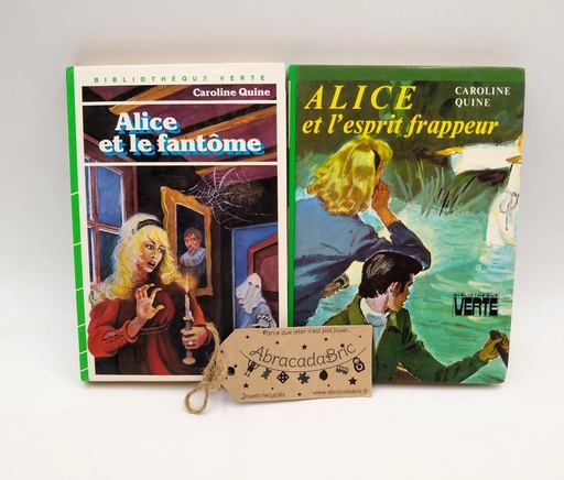 "Alice et le fantôme" & "Alice et l'esprit frappeur" - BiBLiOTHEQUE VERTE