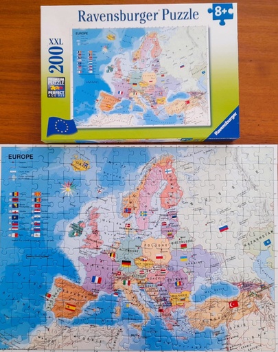 Puzzle "Carte du Monde" 200p - RAVENSBURGER