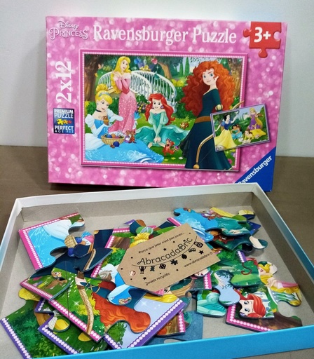 Puzzles princesses disney 2x12p - RAVENSBURGER