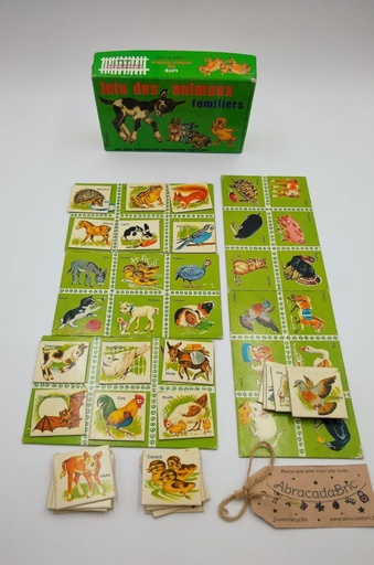 Loto des Animaux familiers vintage - NATHAN
