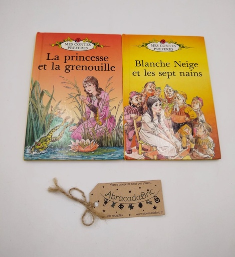 "Blanche neige et les sept nains" & "La princesse et la grenouille" - MES CONTES PRÉFÈRES