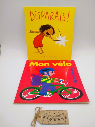 Lot x2 "Disparais !" & "Mon vélo" - ECOLE des LOiSiRS