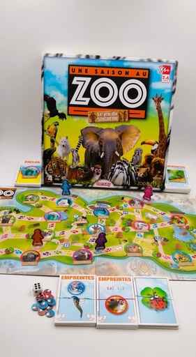 Une saison au zoo, le jeu du soigneur  - LANSAY