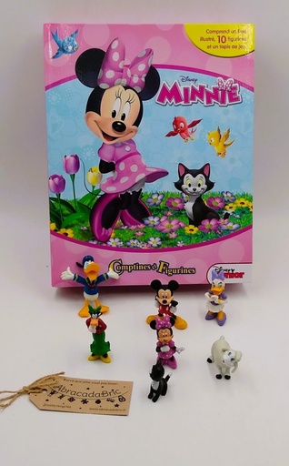 Livre Minnie comptines et figurines  - PHiDAL