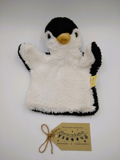 Ma marionnette pingouin 20cm - HiSTOiRE D'OURS