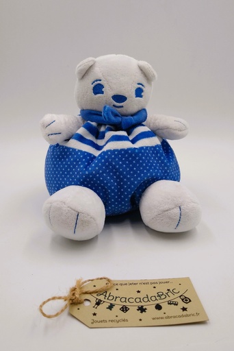 Doudou ours bleu 12cm - URiAGE