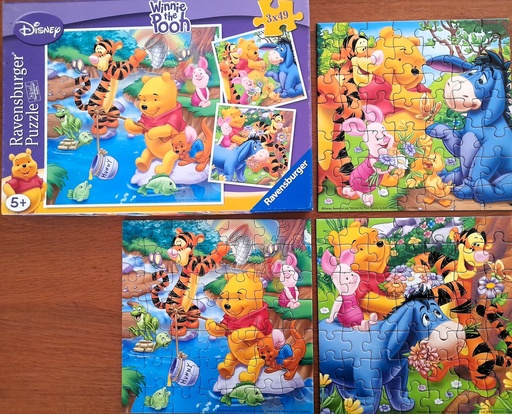 Puzzle "Winnie l'Ourson et ses amis" 3x49p- RAVENSBURGER