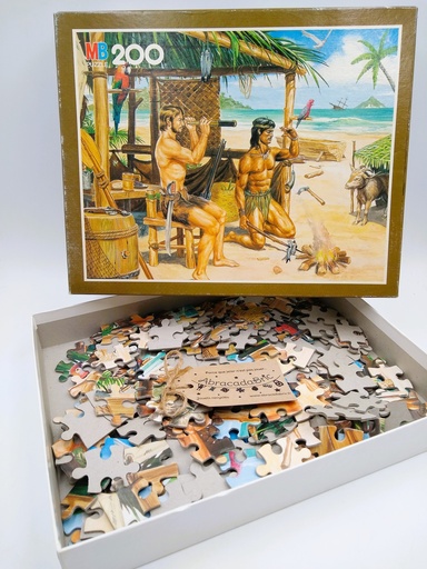 Puzzle "les aventures de Robinson Crusoé" 200p - MB