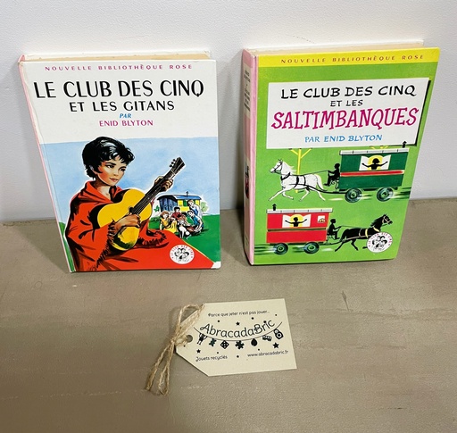 "Le Club des 5 et les gitans" et "le Club des 5 et les saltimbanques" 1960 - HACHETTE 