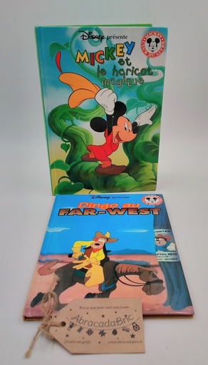 "Mickey et le haricot magique" & "Dingo au Far-West" - HACHETTE   