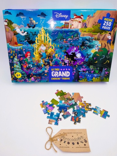 Puzzle "Le très grand cherche et trouve" 250p - DiSNEY