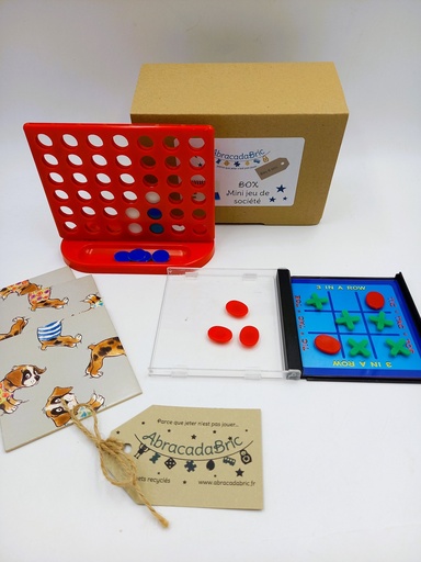 BOX "Mini jeux de société" 