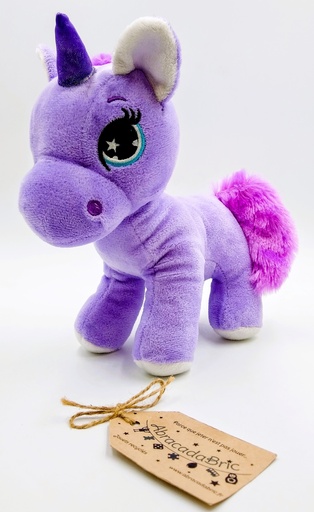 Licorne violet 22cm - SANDY