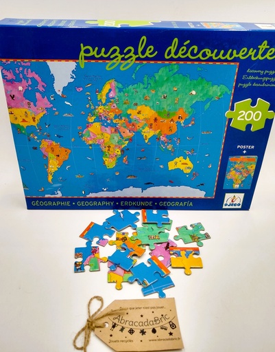 Puzzle découverte "Géographie" 200p - DJECO