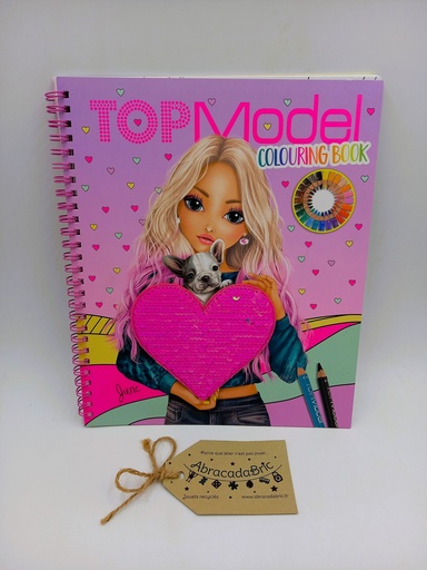 Top Model livre à colorier - DEPESCHE