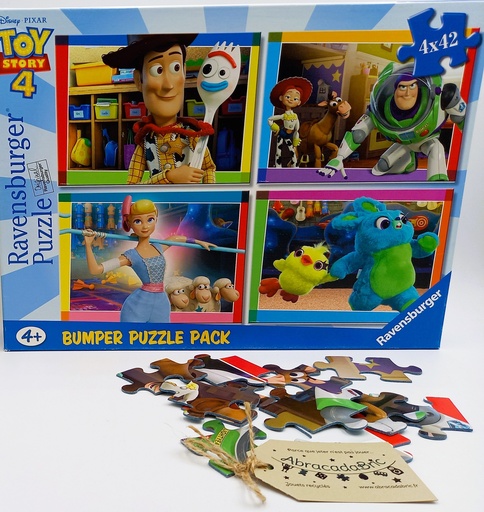 Puzzles Toy Story 4, 4x42p - RAVENSBURGER 