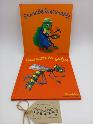 Barnabé le scarabée & Huguette la guêpe - GALLiMARD JEUNESSE 