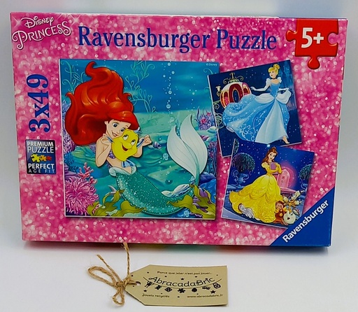 Puzzle "princesses Disney" 2x49p -RAVENSBURGER 