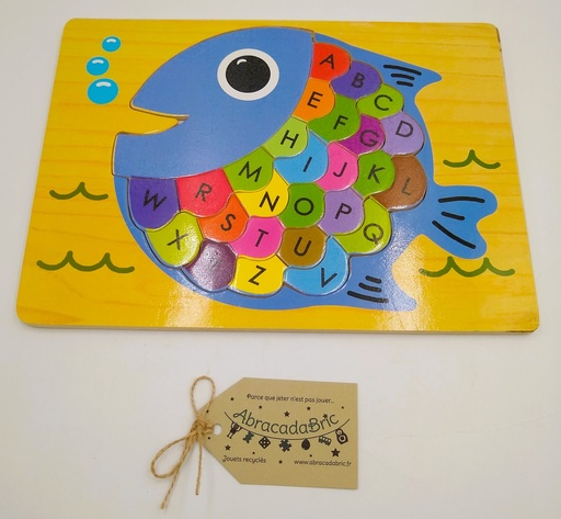 Puzzle "l'alphabets" en bois