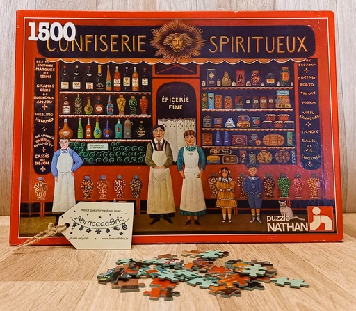 Puzzle "Confiserie spiritueux" 1500p - NATHAN