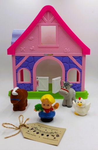 Ma petite écurie rose Little People - FiSHER PRiCE 