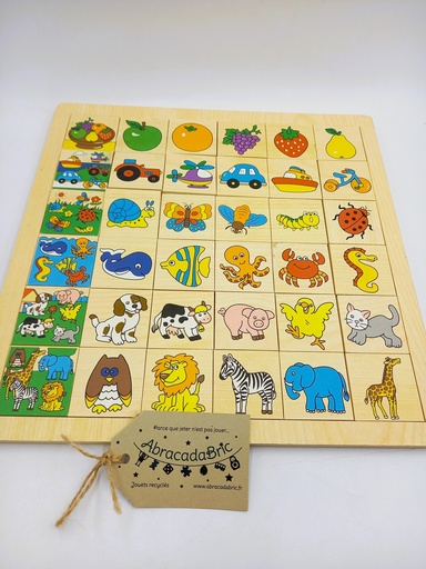 Puzzle "association" en bois 36p  