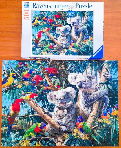 Puzzle "Koalas et perroquets" 500p - RAVENSBURGER 