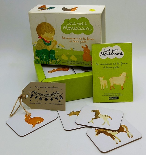 "Les animaux de la ferme & leurs petits" Montessori - NATHAN