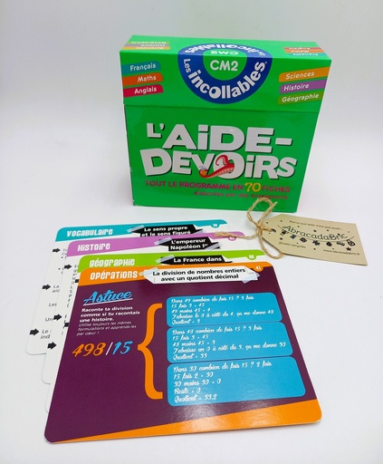 Les incollables, l'aide-devoir CM2 - PLAYBAC