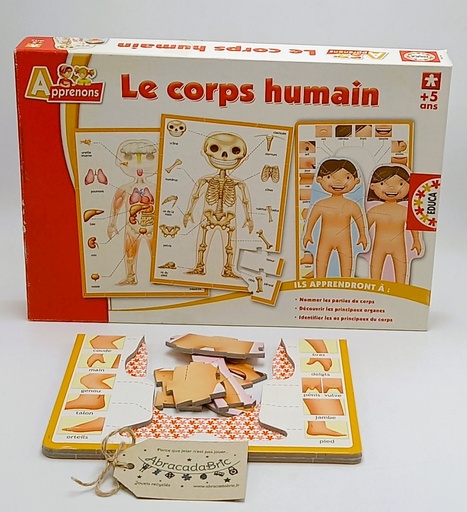 4xPuzzles le corps humain - EDUCA 