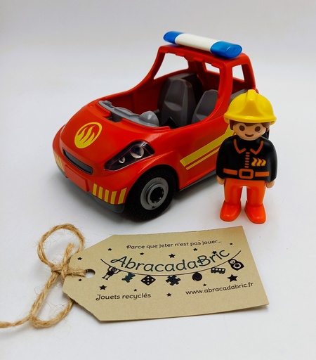 Voiture de pompier - PLAYMOBiL 1 2 3 