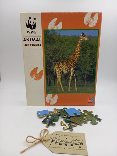 Puzzle girafe WWF 100p - MB