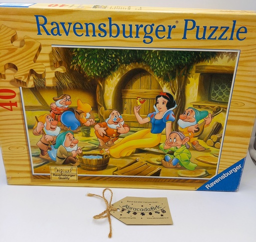 Puzzle en bois "Blanche neige et les 7 nains" 40p - RAVENSBURGER 