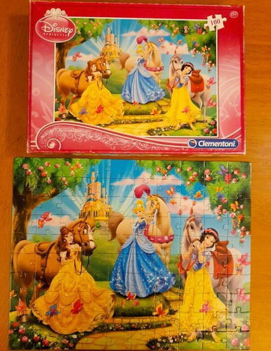 Puzzle Disney princesses 100p - CLEMENTONi