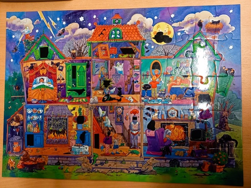 Puzzle magique maison hantée 50p - GALT