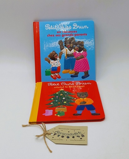 Petit Ours Brun "attend le père Noel" & "en vacances chez ses grands-parents - BAYARD JEUNESSE  