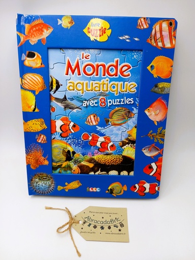 Livre puzzle : le monde aquatique - LLC 