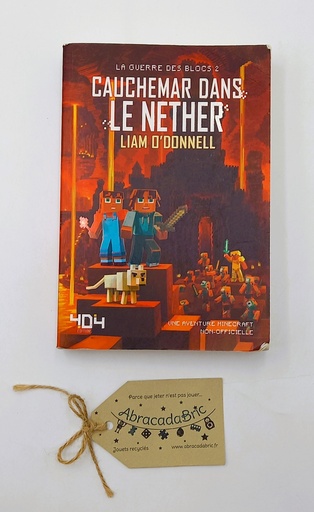 La guerre des blocs Tome 2 "Cauchemar dans le Nether" - 404 EDiTiONS