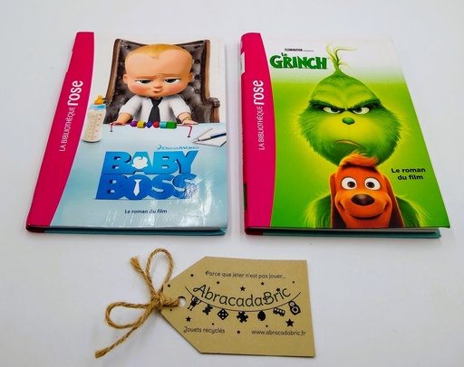 "Baby boss" & "Le grinch" - BiBLiOTHEQUE ROSE 