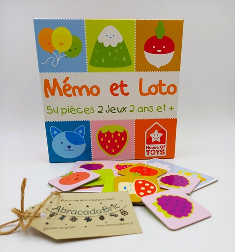 Mémo et loto - HOUSE OF TOYS 